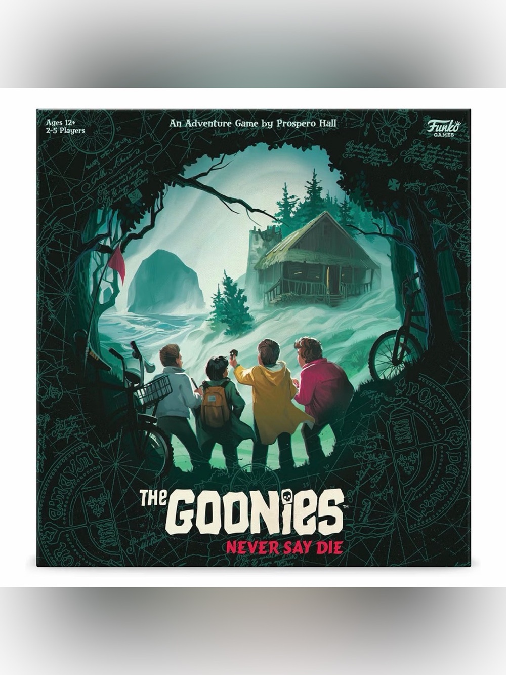 Funko Games The Goonies Never Say Die Adventure Game - Teal, Green, Black